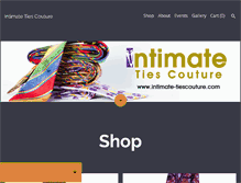 Tablet Screenshot of intimate-tiescouture.com